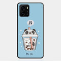 Cartoon Milk Tea We Bare Bears Glossy Metal Case Cover For Vivo Y01