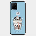 Cartoon Milk Tea We Bare Bears Glossy Metal Case Cover For Vivo Y21A