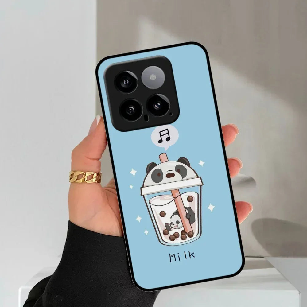 Cartoon Milk Tea We Bare Bears Glossy Metal Case Cover For Redmi - ShopOnCliQ