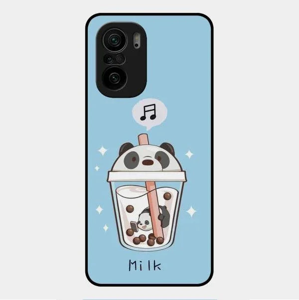 Cartoon Milk Tea We Bare Bears Glossy Metal Case Cover For Xiaomi Mi 11X 5G