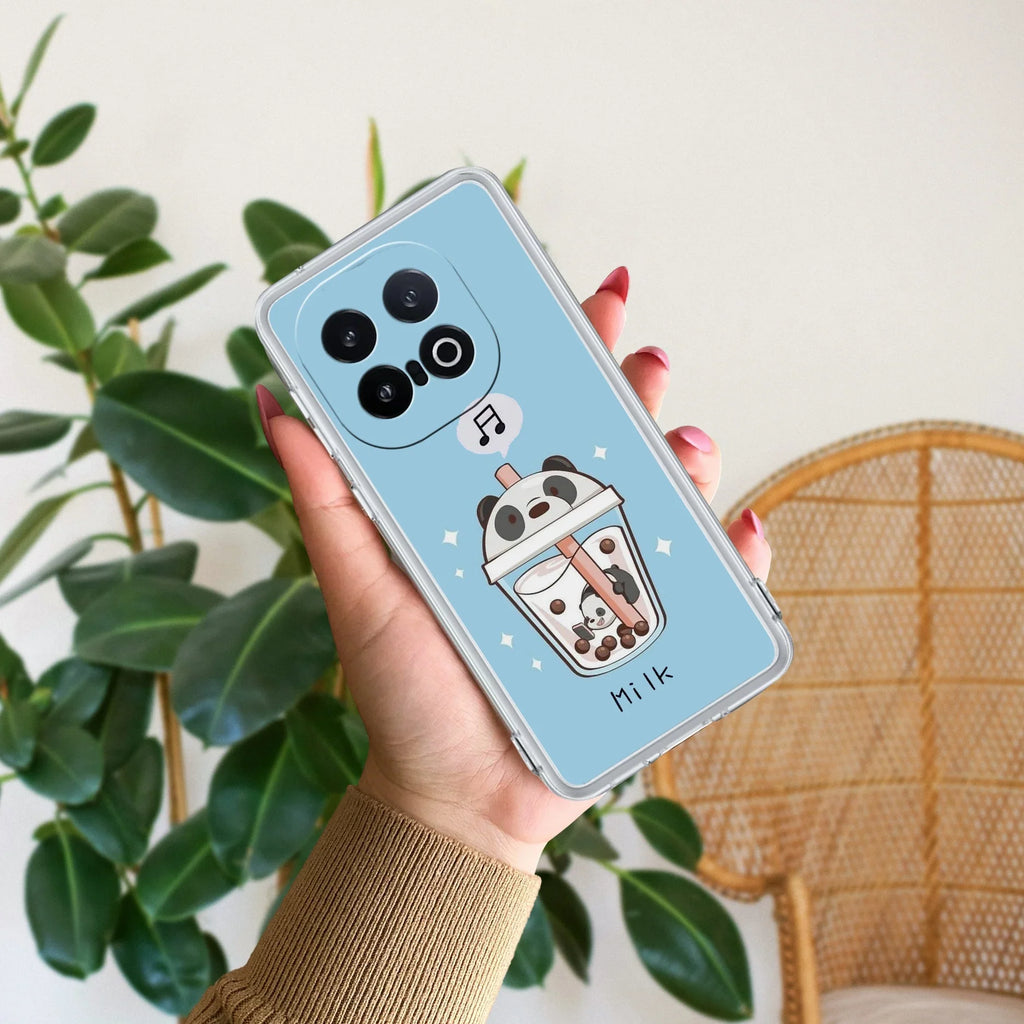 Cartoon Milk Tea We Bare Bears Silicon Case For iQOO 13 5G