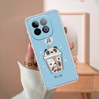 Cartoon Milk Tea We Bare Bears Silicon Case For iQOO Neo 10 5G