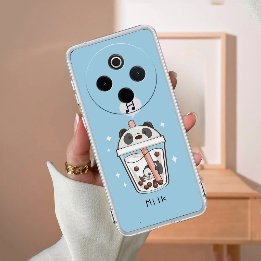 Cartoon Milk Tea We Bare Bears Silicon Case For iQOO Z10 5G