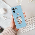 Cartoon Milk Tea We Bare Bears Silicon Case For iQOO Z7 Pro 5G
