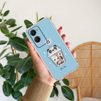 Cartoon Milk Tea We Bare Bears Silicon Case For iQOO Z9 Lite 5G