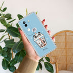 Cartoon Milk Tea We Bare Bears Silicon Case For Vivo V23E
