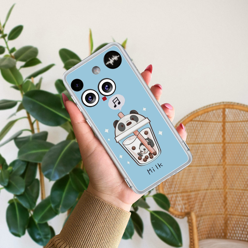 Cartoon Milk Tea We Bare Bears Anti Yellow Case For Nothing Phone 3
