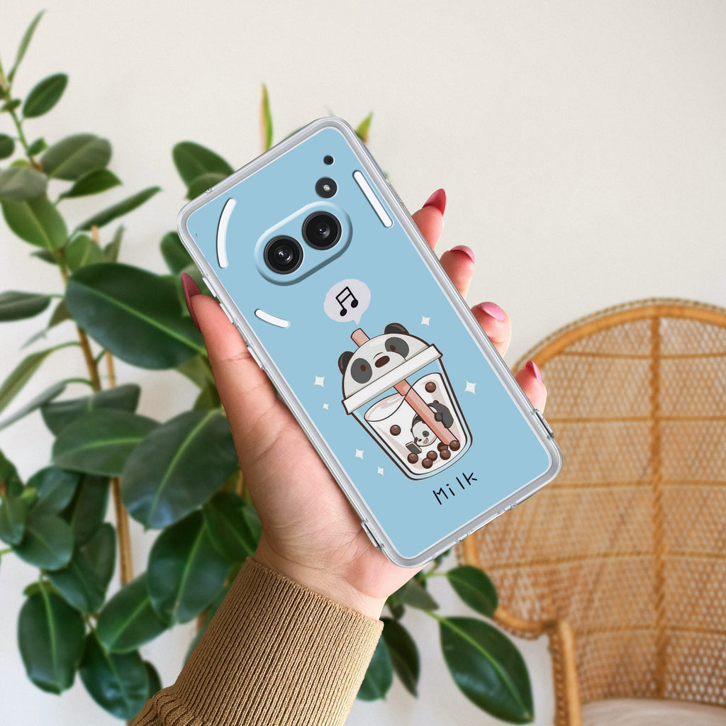 Cartoon Milk Tea We Bare Bears Anti Yellow Case For Nothing Phone 2a Plus