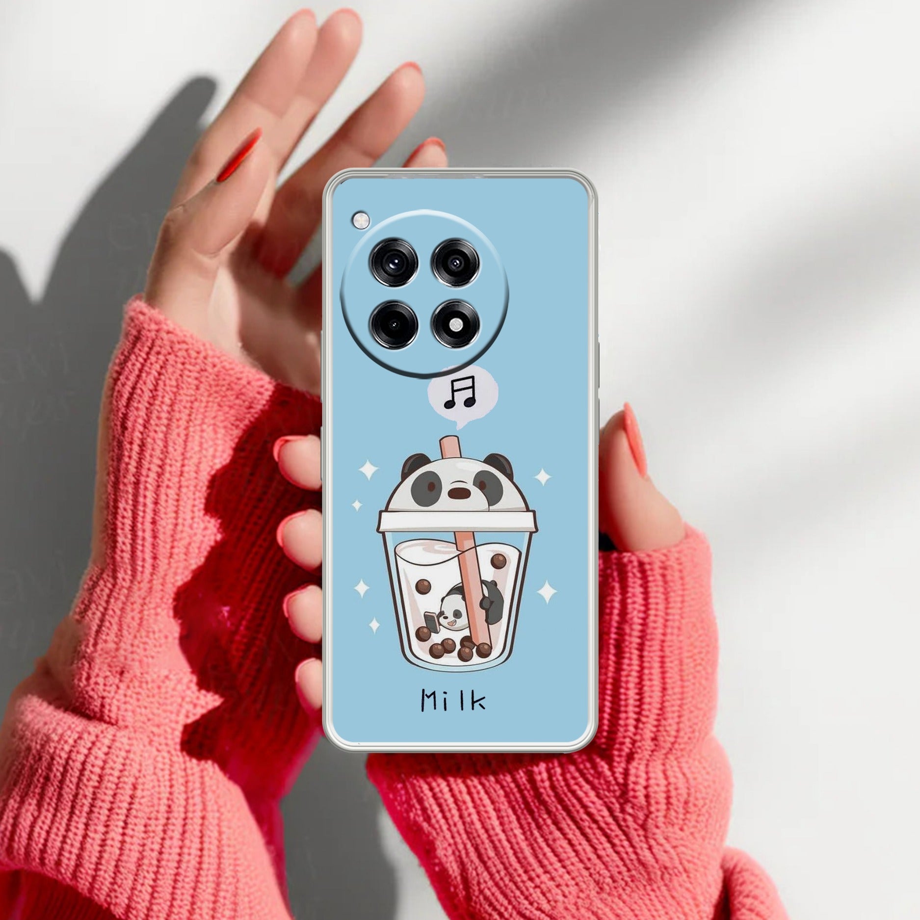Cartoon Milk Tea We Bare Bears Silicon Case For OnePlus
