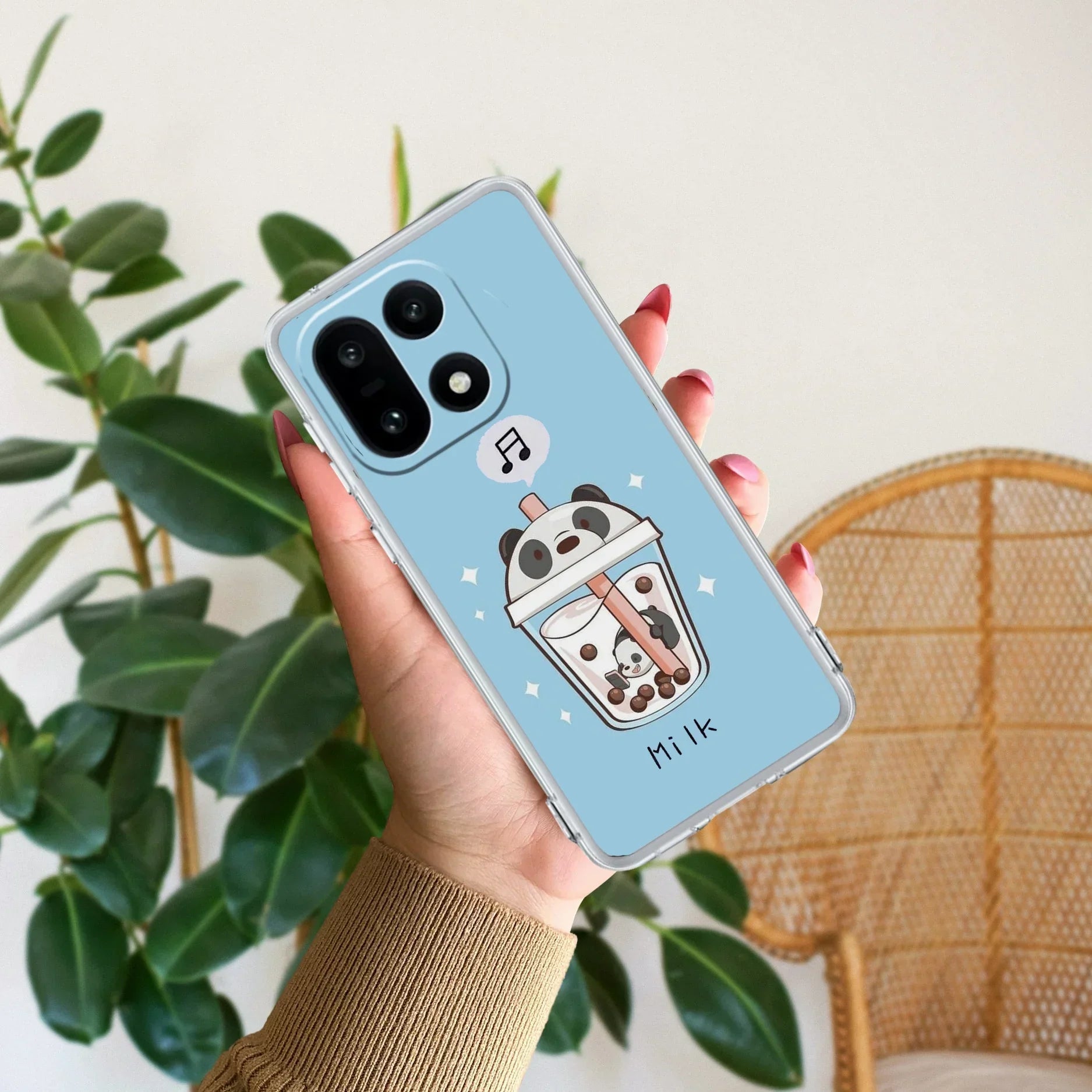 Cartoon Milk Tea We Bare Bears Silicon Case For OnePlus