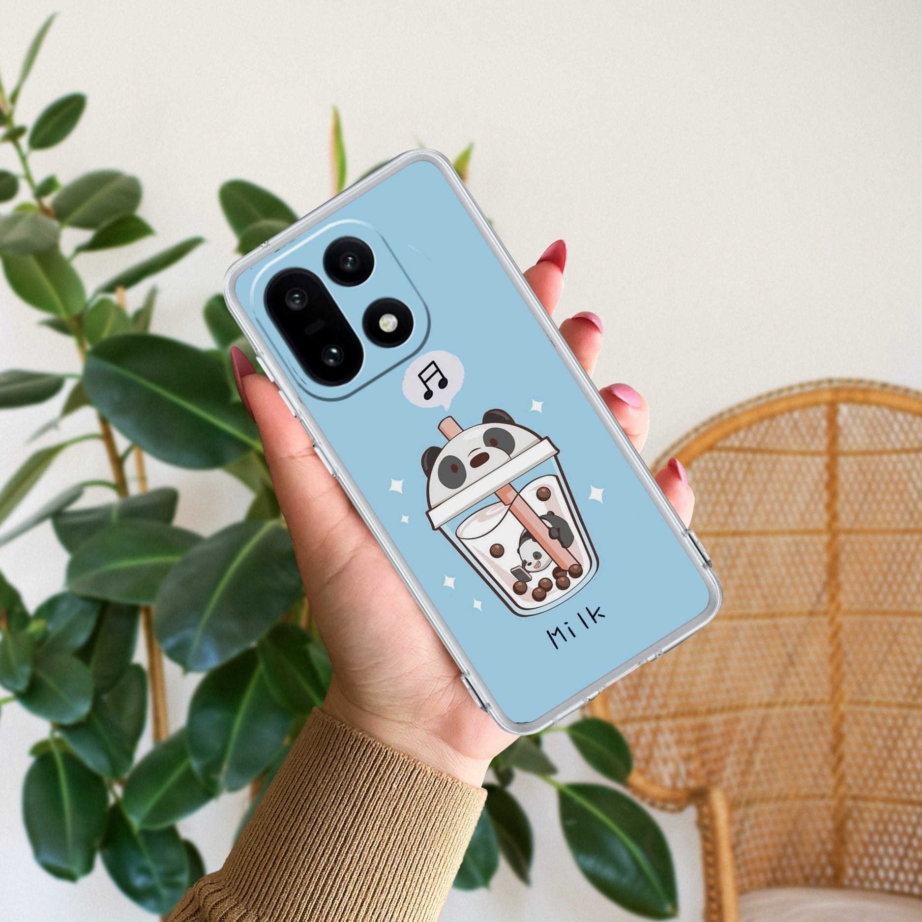 Cartoon Milk Tea We Bare Bears Anti Yellow Case For OnePlus 15 5G