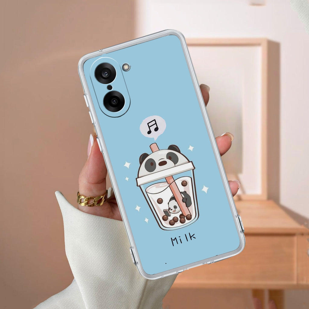 Cartoon Milk Tea We Bare Bears Anti Yellow Case For OnePlus Nord CE5 5G