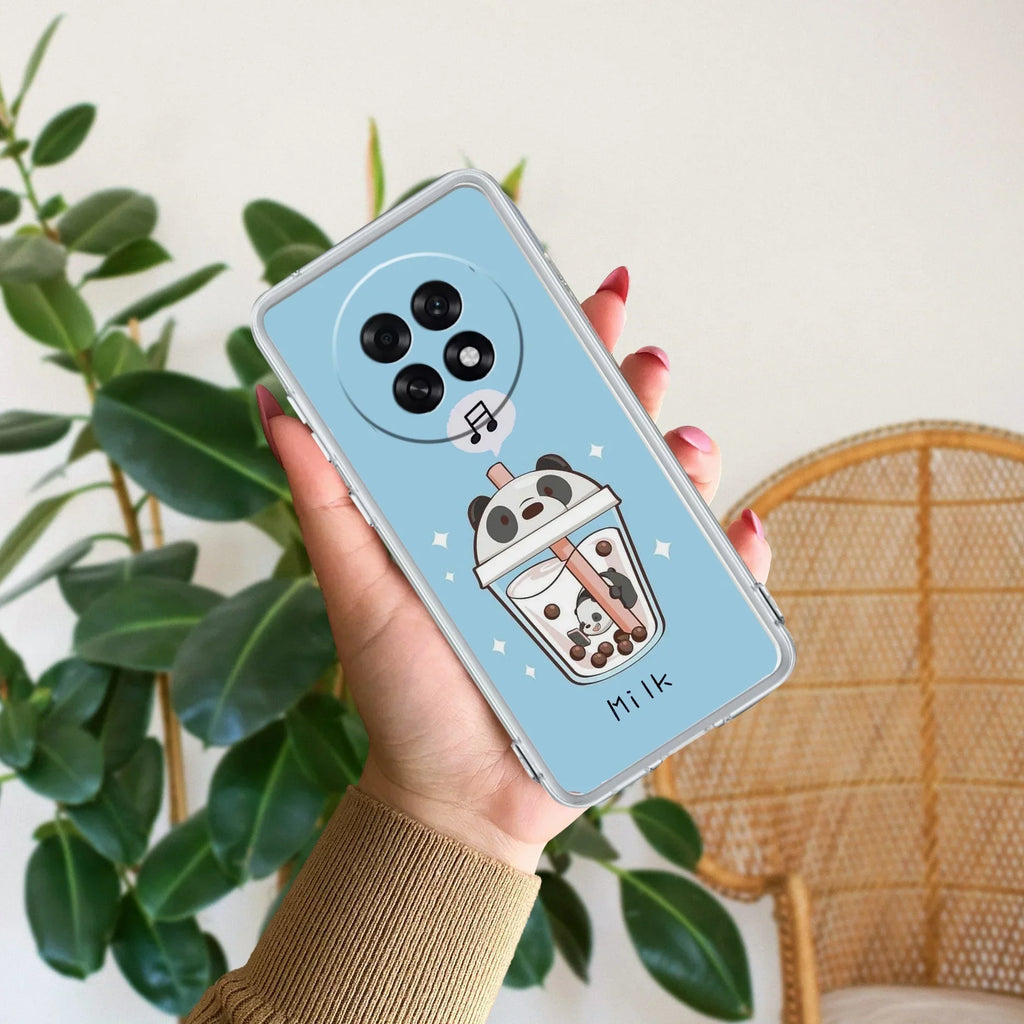 Cartoon Milk Tea We Bare Bears Anti Yellow Case For Oppo F31 Pro Plus 5G