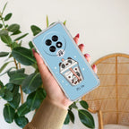 Cartoon Milk Tea We Bare Bears Anti Yellow Case For Oppo F31 Pro Plus 5G