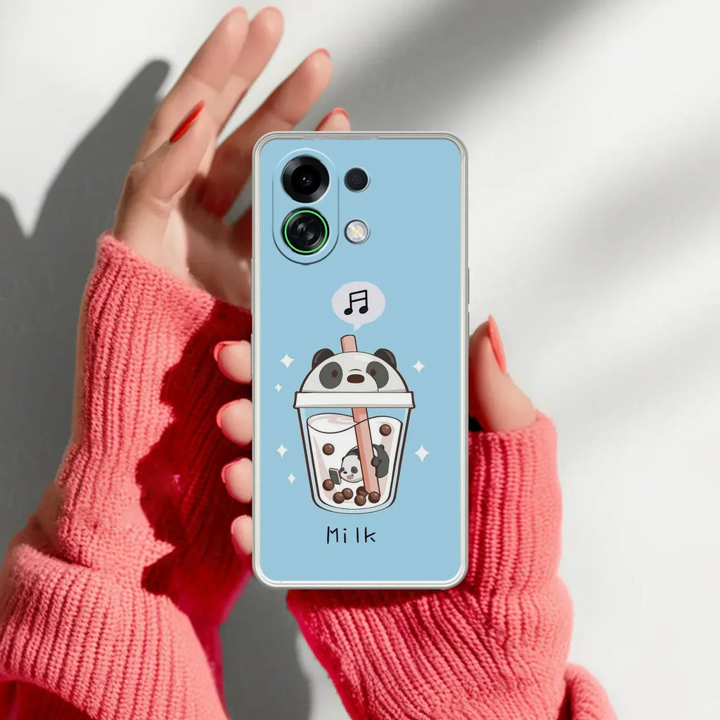 Cartoon Milk Tea We Bare Bears Anti Yellow Case For OPPO K13 Turbo Pro 5G