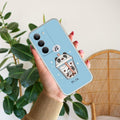 Cartoon Milk Tea We Bare Bears Silicon Case For Realme 14x 5G