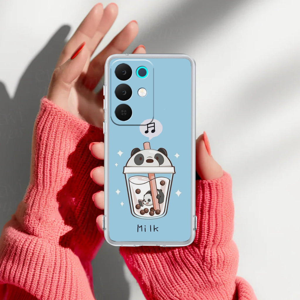 Cartoon Milk Tea We Bare Bears Anti Yellow Case For Realme 15X 5G