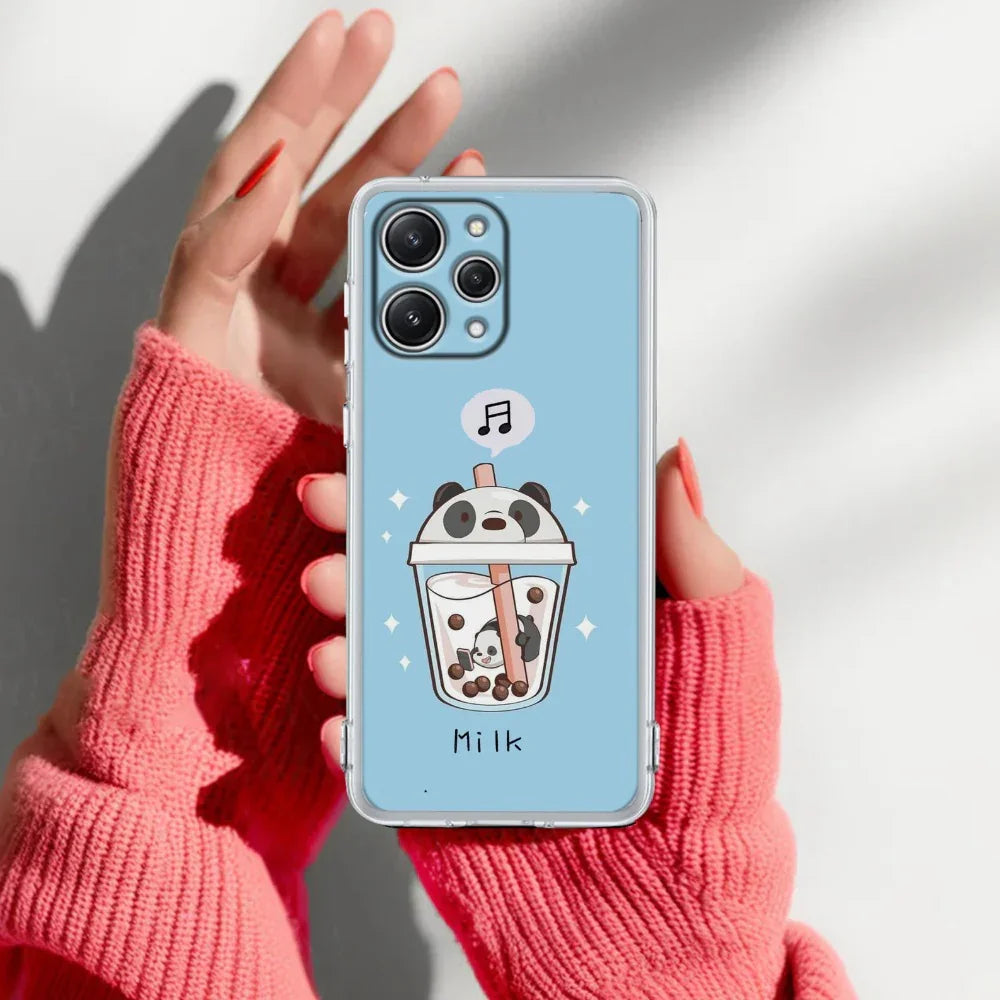 Cartoon Milk Tea We Bare Bears Silicon Case For Redmi/Xiaomi - ShopOnCliQ