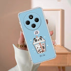 Cartoon Milk Tea We Bare Bears Silicon Case For Redmi 14C 5G