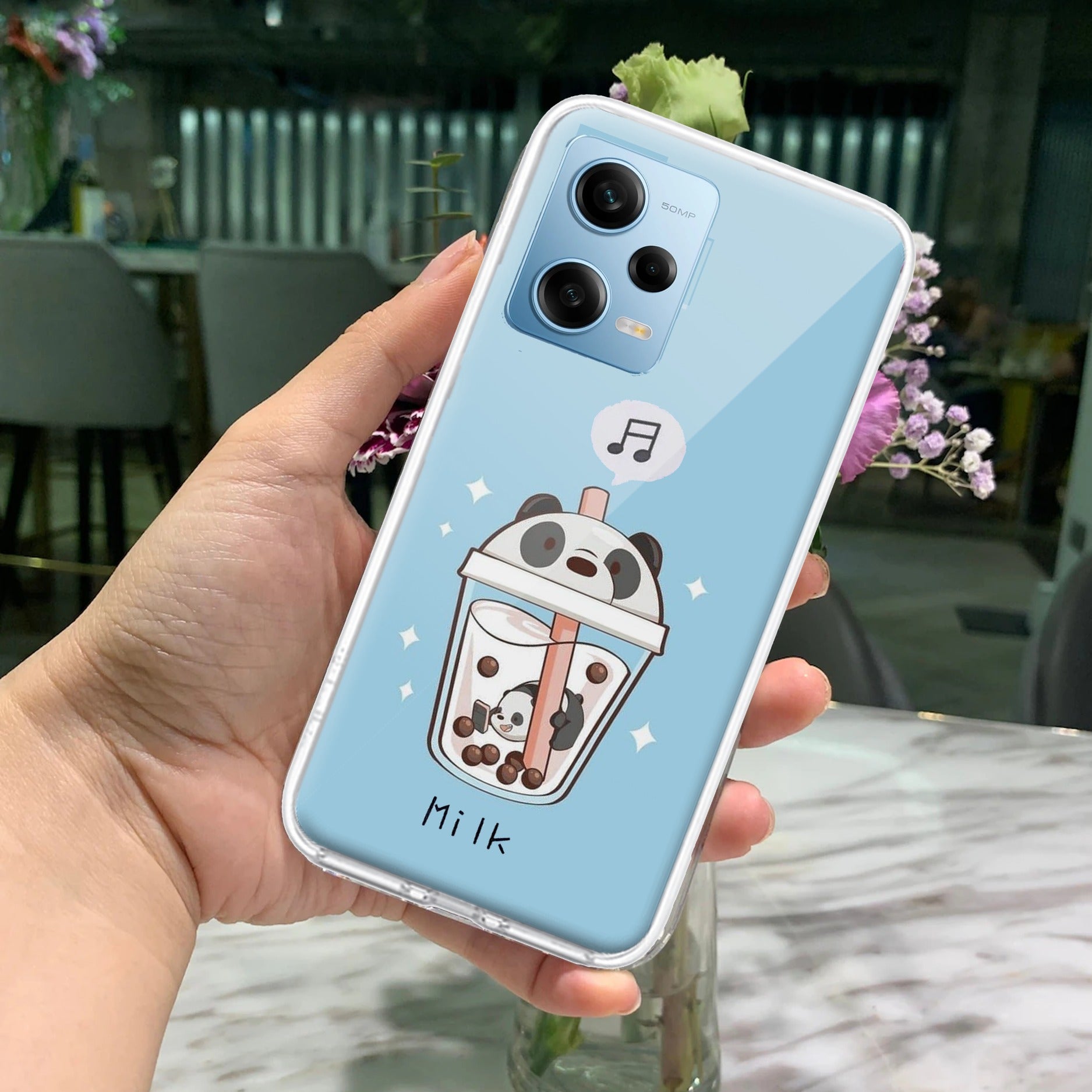 Cartoon Milk Tea We Bare Bears Silicon Case For Redmi/Xiaomi