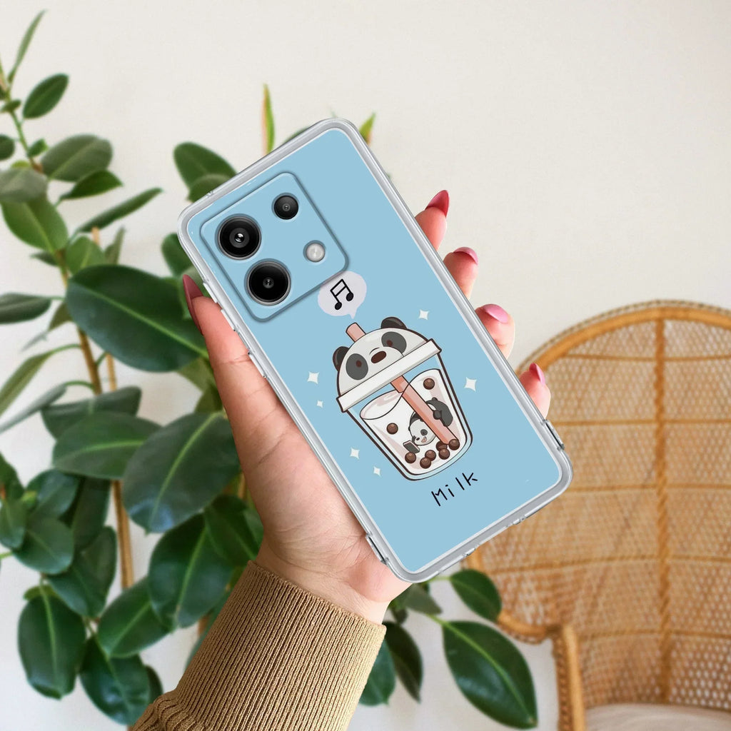 Cartoon Milk Tea We Bare Bears Silicon Case For Redmi 13C 4G