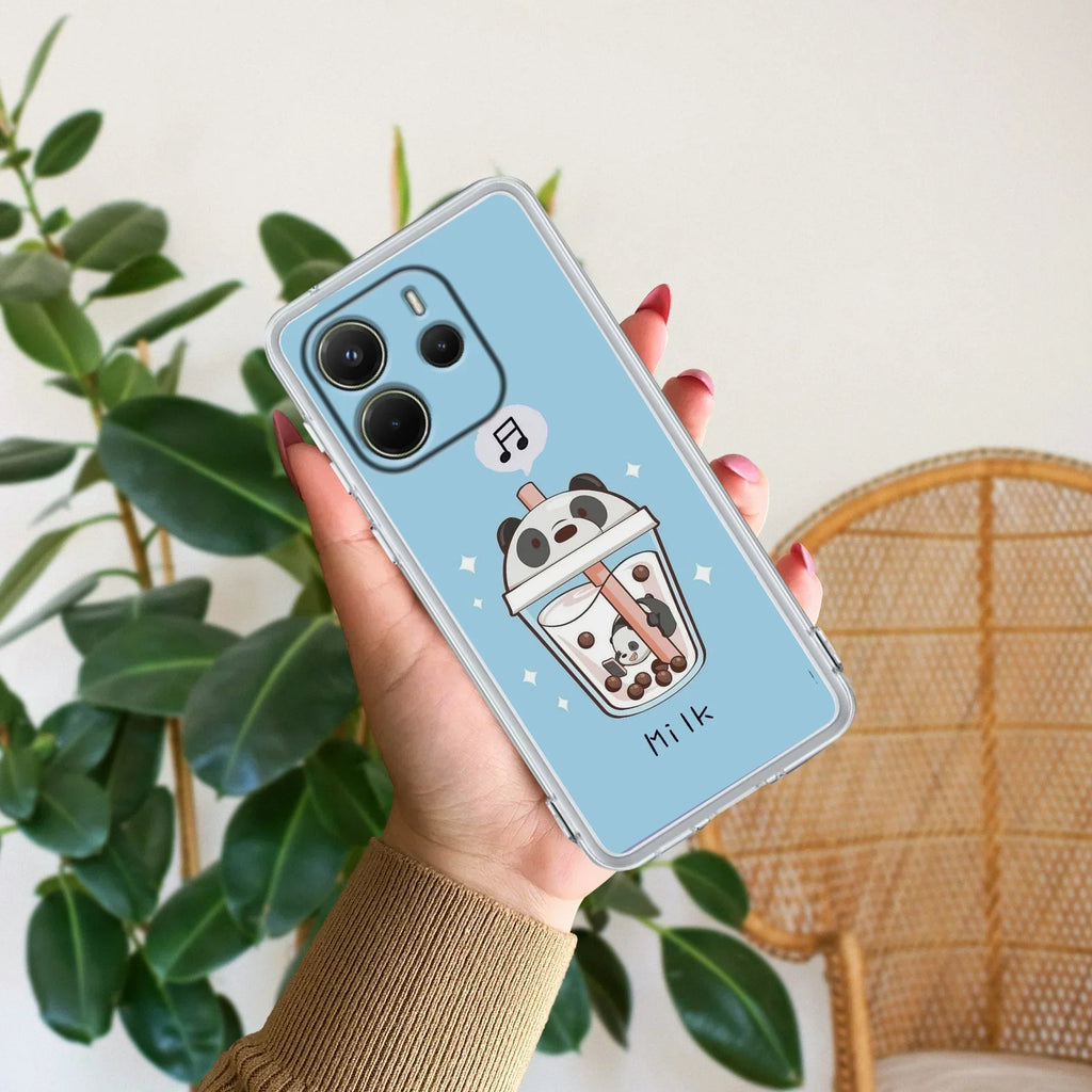 Cartoon Milk Tea We Bare Bears Silicon Case For Redmi 13C 5G
