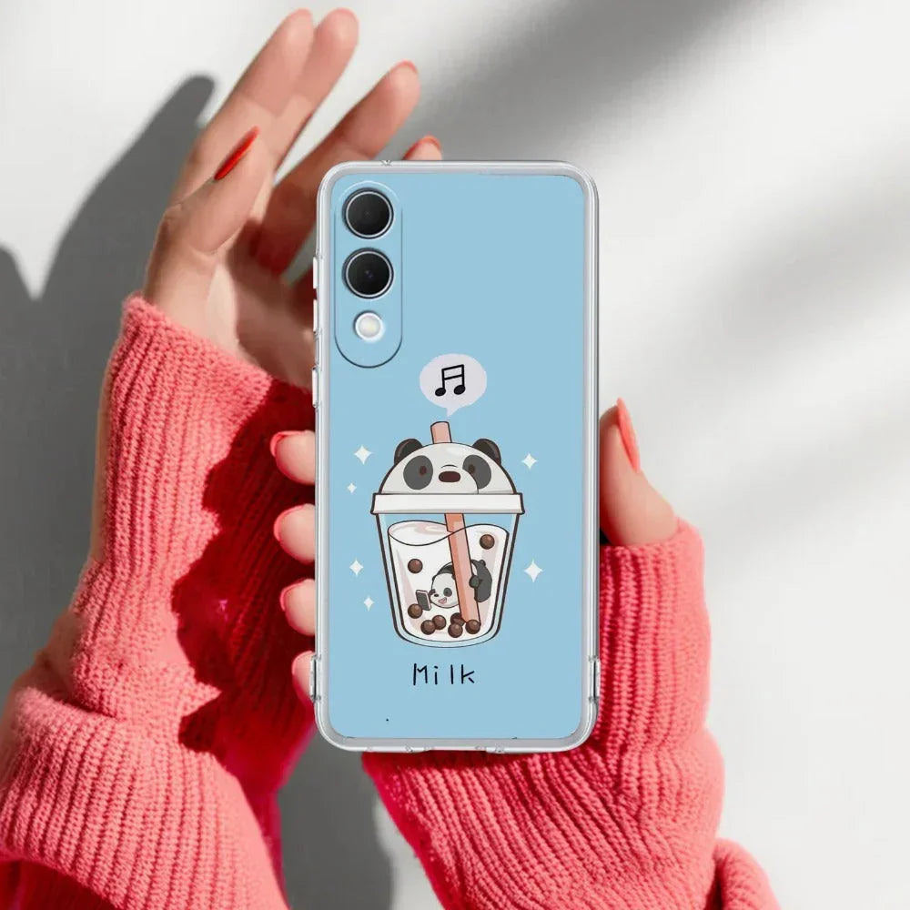 Cartoon Milk Tea We Bare Bears Silicon Case For Samsung