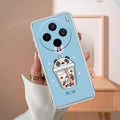 Cartoon Milk Tea We Bare Bears Silicon Case For Vivo X200T 5G
