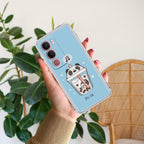 Cartoon Milk Tea We Bare Bears Anti Yellow Case For Vivo Y31 5G