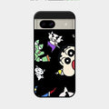 Cartoon Pattern Glass Case Cover For Google Pixel 8A 5G