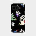 Cartoon Pattern Glass Case Cover For Google Pixel 9A 5G