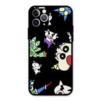 Cartoon Pattern Glass Case Cover For iPhone 11 Pro