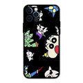Cartoon Pattern Glass Case Cover For iPhone 12 Pro Max