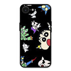 Cartoon Pattern Glass Case Cover For iPhone 17e