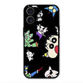 Cartoon Pattern Glass Case Cover For iPhone 17