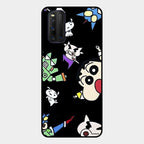 Cartoon Pattern Glass Case Cover For Iqoo 3 5G