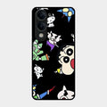 Cartoon Pattern Glass Case Cover For Iqoo Z10 Lite