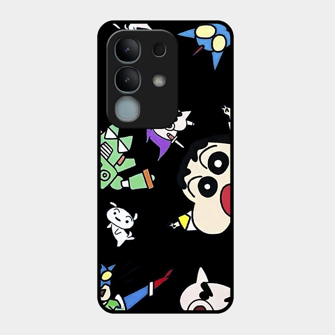 Cartoon Pattern Glass Case Cover For iQOO Z10x 5G