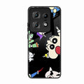 Cartoon Pattern Glass Case Cover For Motorola Edge 50 Pro