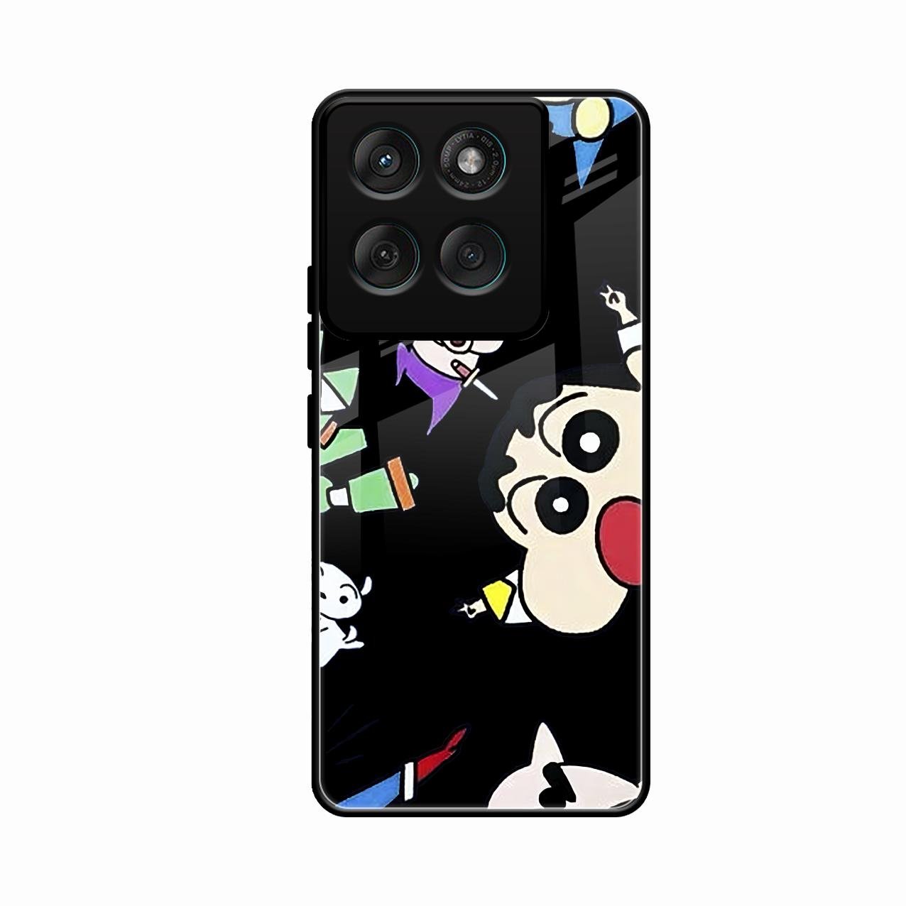 Cartoon Pattern Glass Case Cover For Motorola Edge 60 Fusion 5G