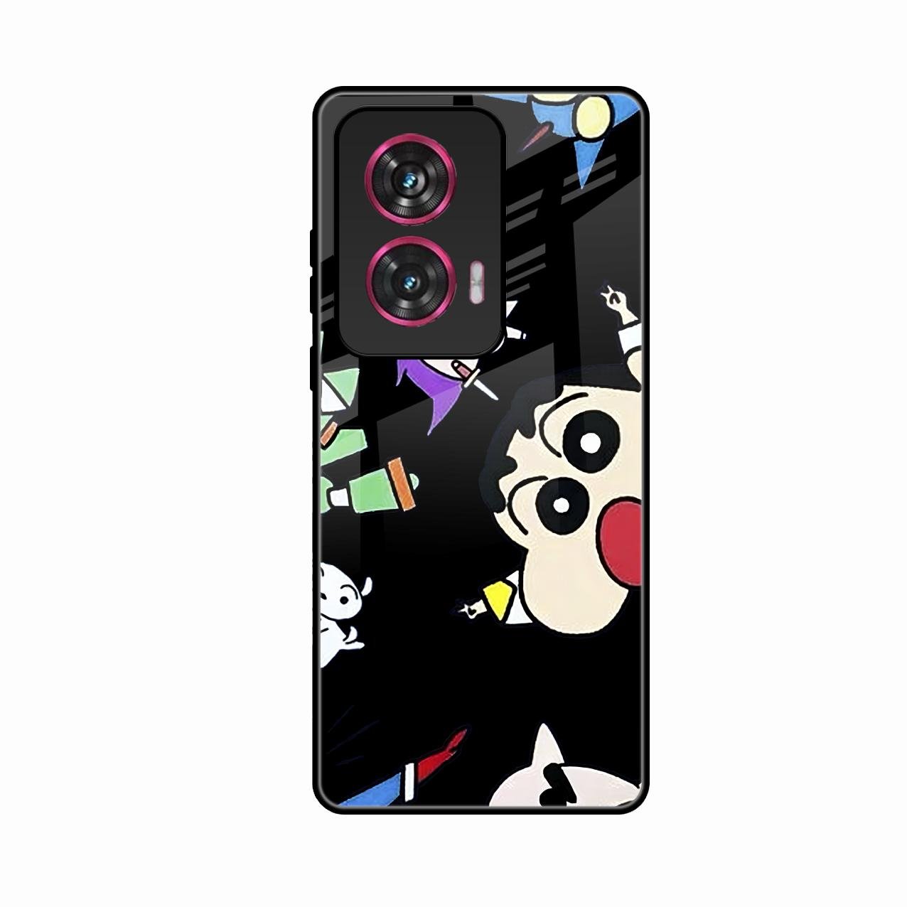 Cartoon Pattern Glass Case Cover For Motorola G96 5G