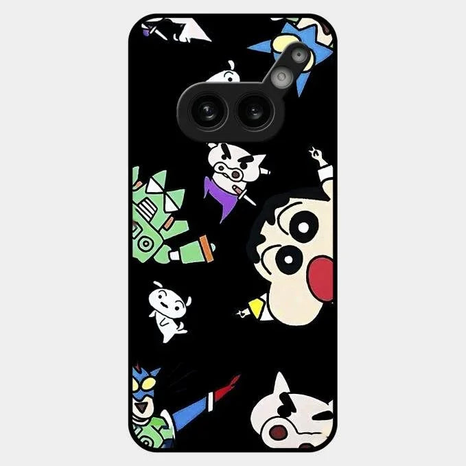 Cartoon Pattern Glass Case Cover For Nothing - ShopOnCliQ