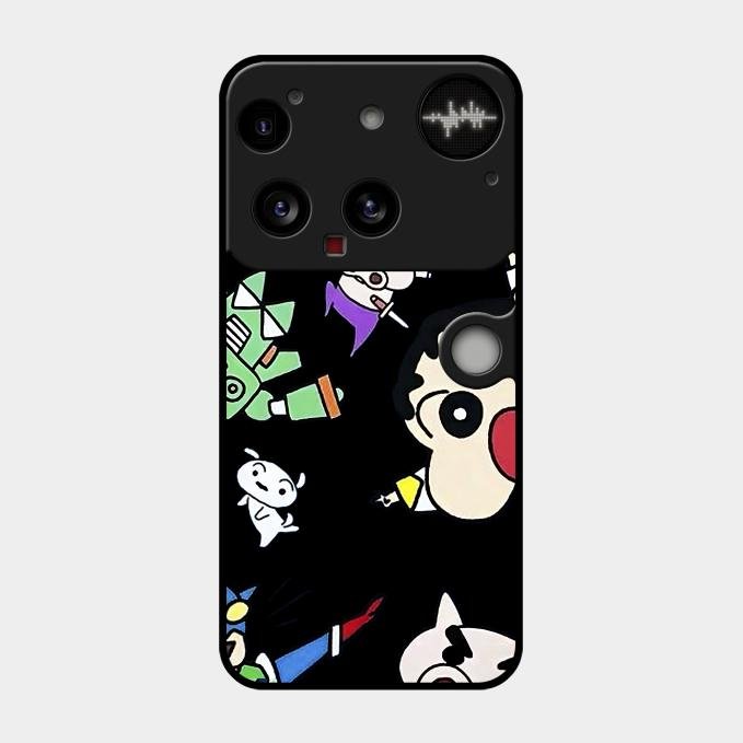 Cartoon Pattern Glass Case Cover For Nothing Phone 3 5G