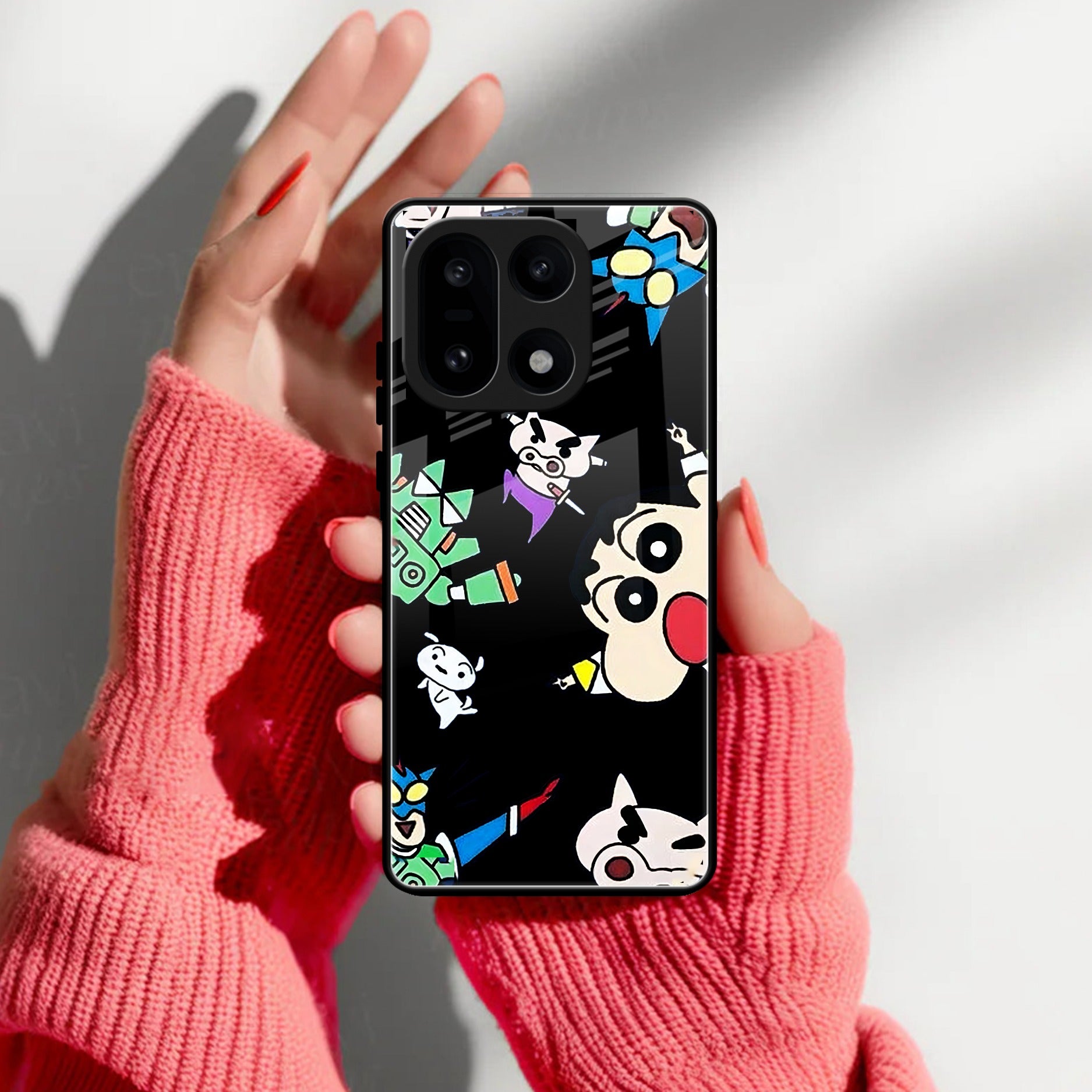 Cartoon Pattern Glass Case Cover For OnePlus 15 5G