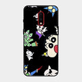 Cartoon Pattern Glass Case Cover For Oneplus 7