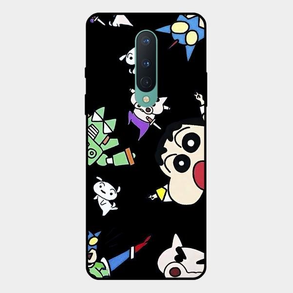 Cartoon Pattern Glass Case Cover For Oneplus - ShopOnCliQ
