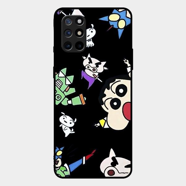 Cartoon Pattern Glass Case Cover For Oneplus