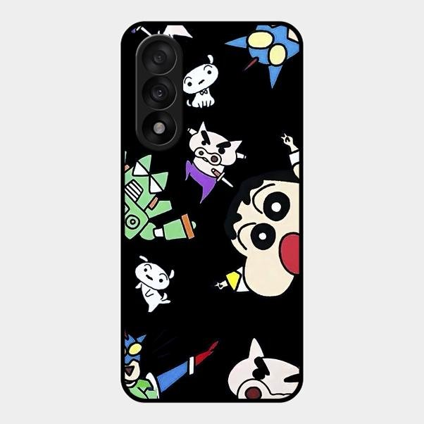 Cartoon Pattern Glass Case Cover For Oneplus