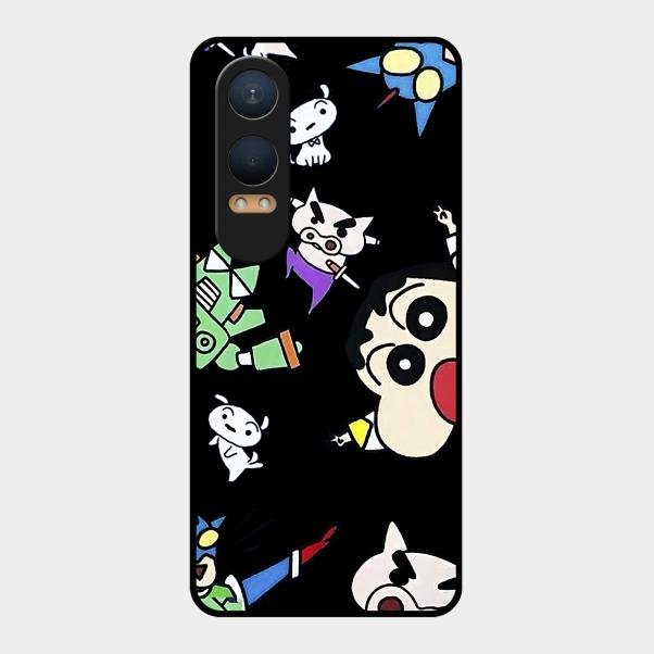 Cartoon Pattern Glass Case Cover For Oneplus Nord Ce 4 Lite 5G