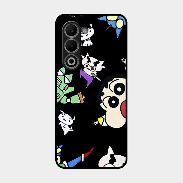 Cartoon Pattern Glass Case Cover For Oppo - ShopOnCliQ